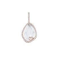 Pendentif Chantecler Femme Enchanté in Or rosé Zaffiro 33589 - 33589